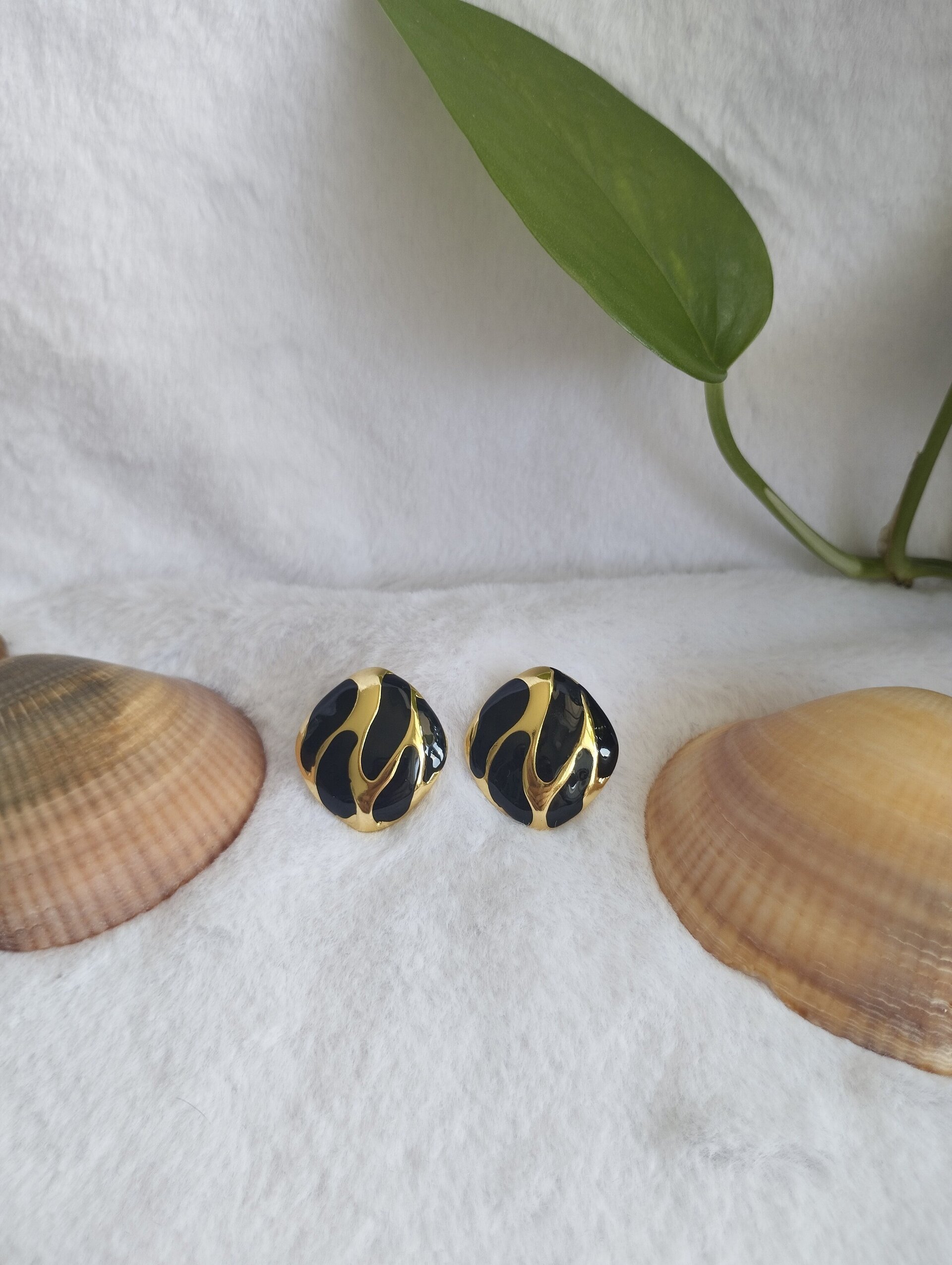 Pendientes esencia negros - 2