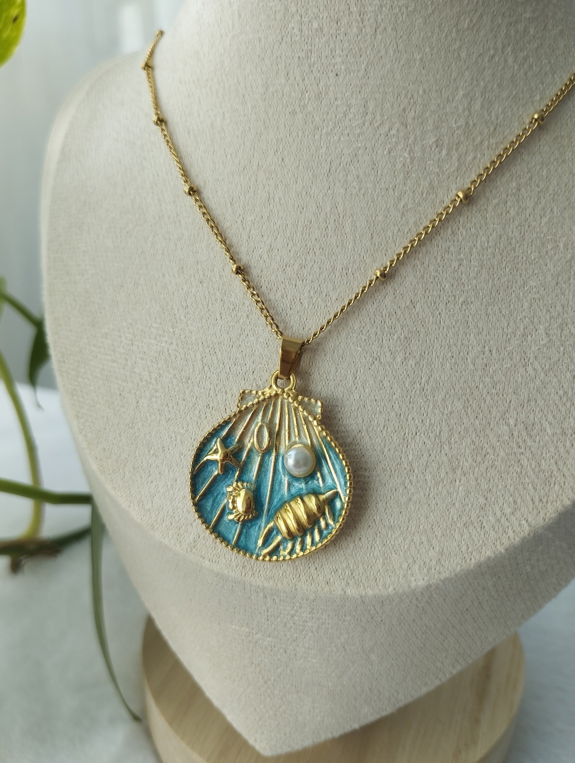 Collar marino concha - 4