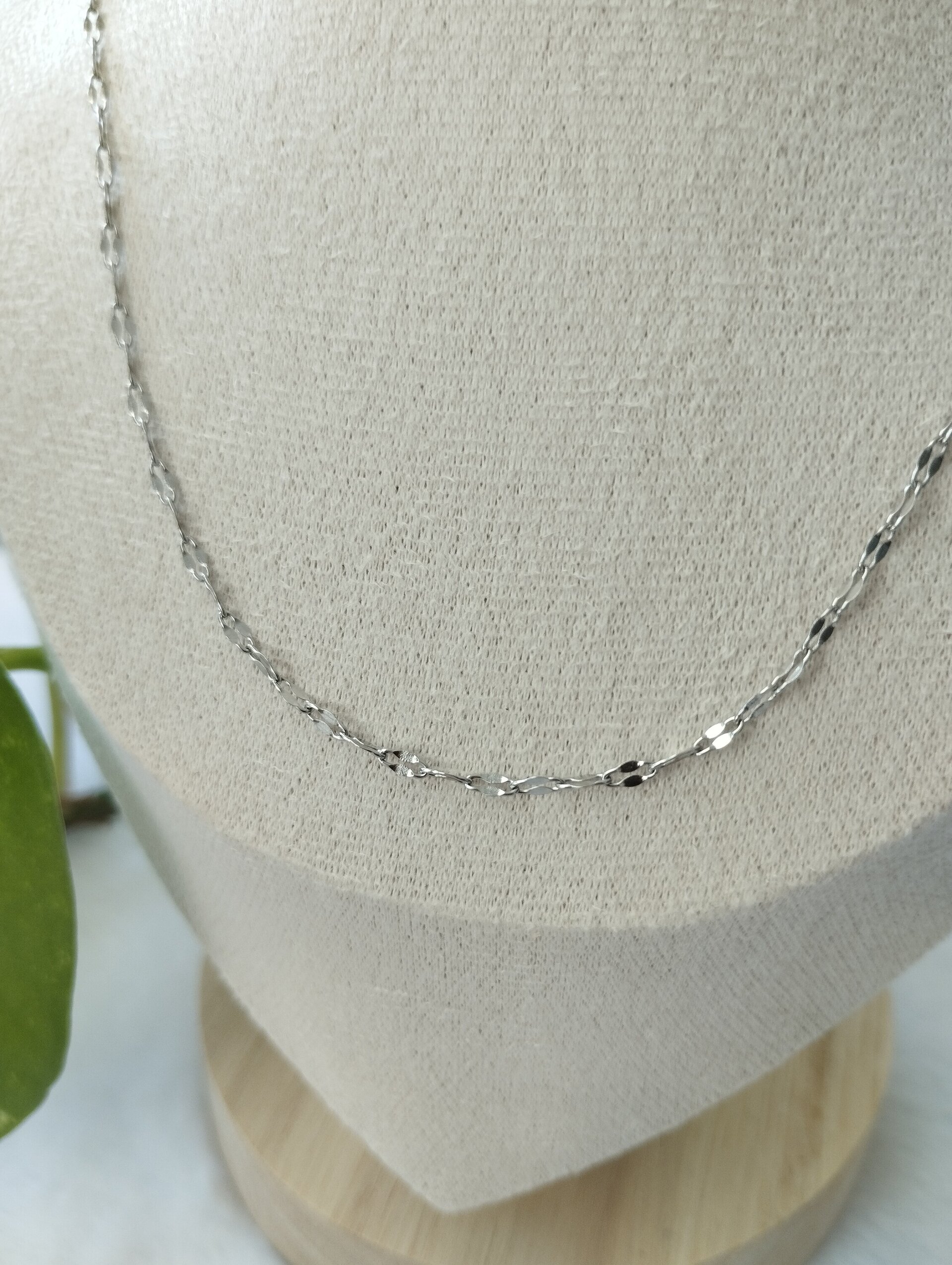 Cadena solei plateada - 4