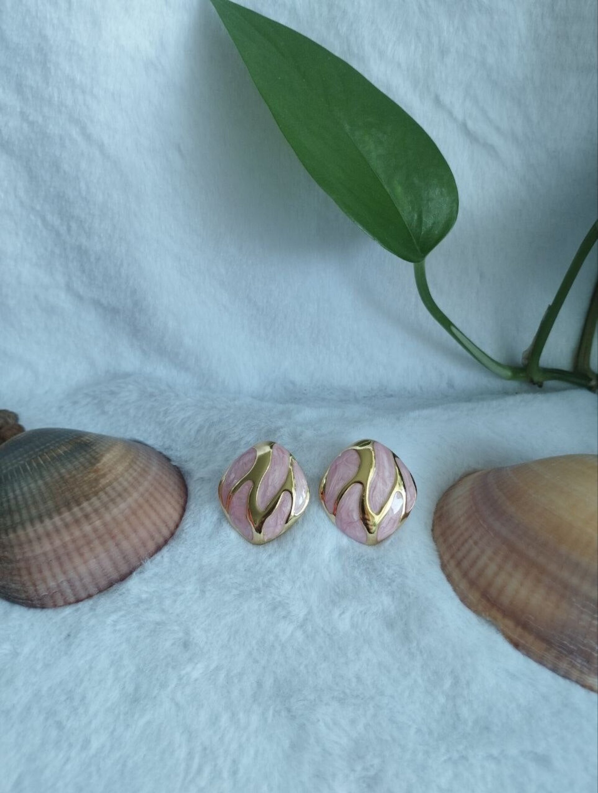 Pendientes esencia rosa - 2