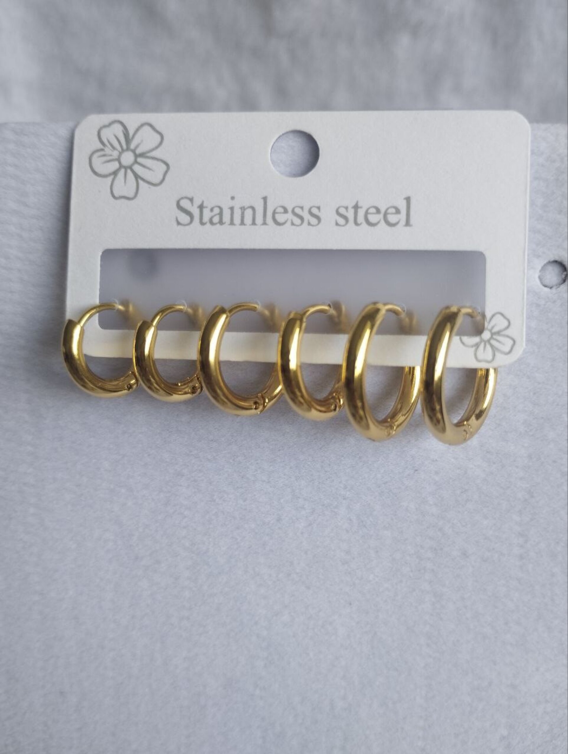Pendientes aro dorados - 2