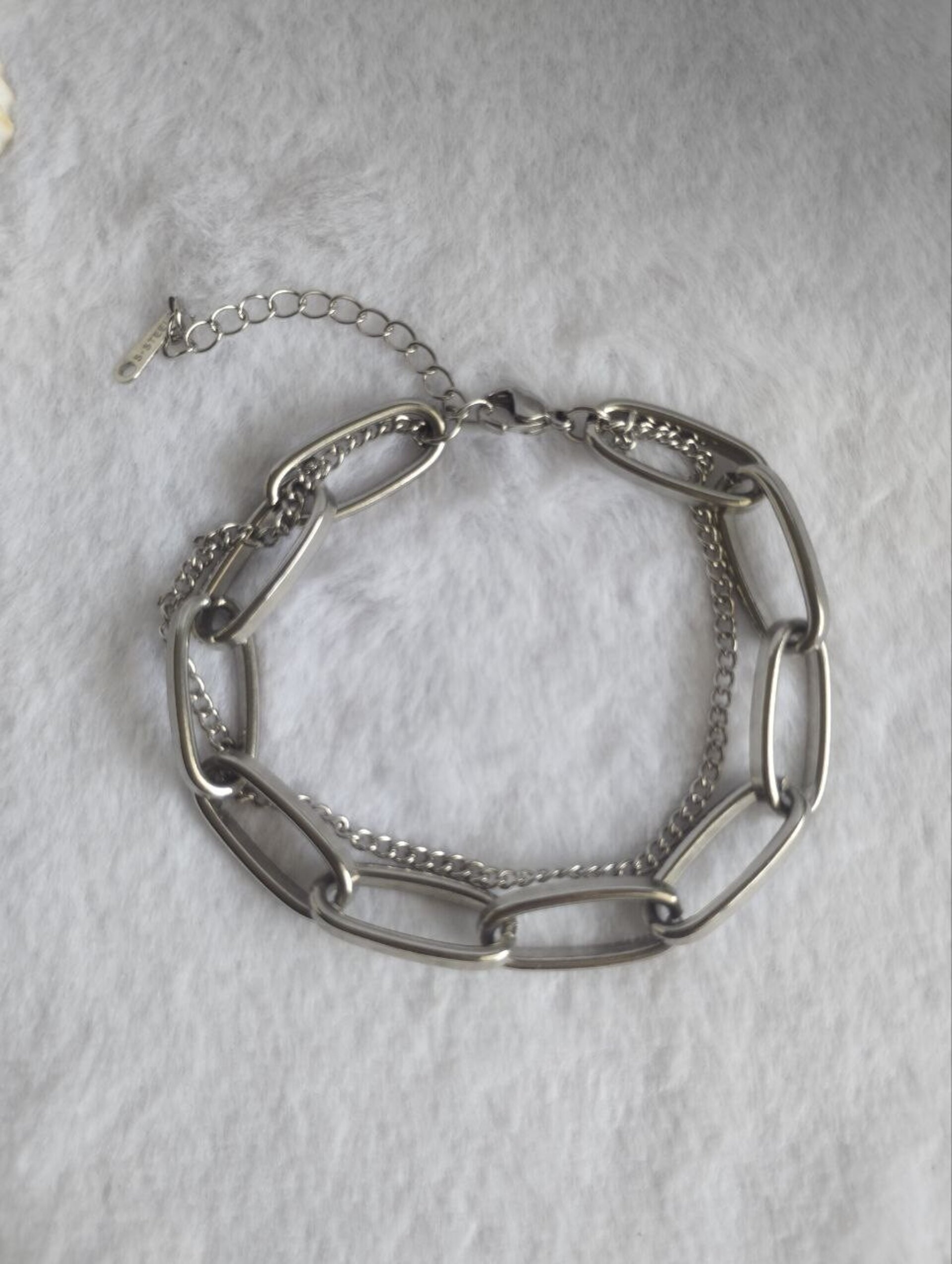 Pulsera forza plateada - 3