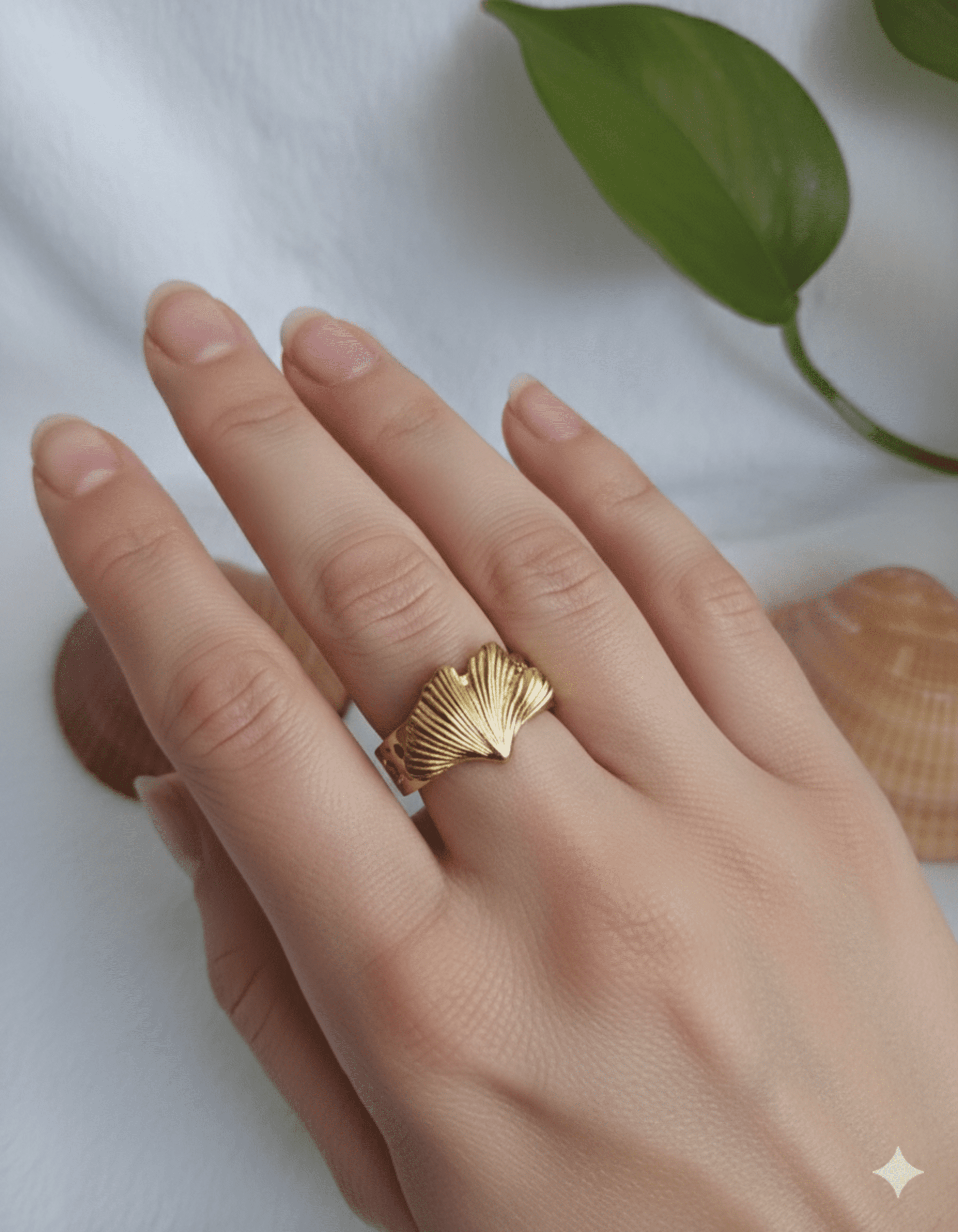 Anillo coral marino - 3