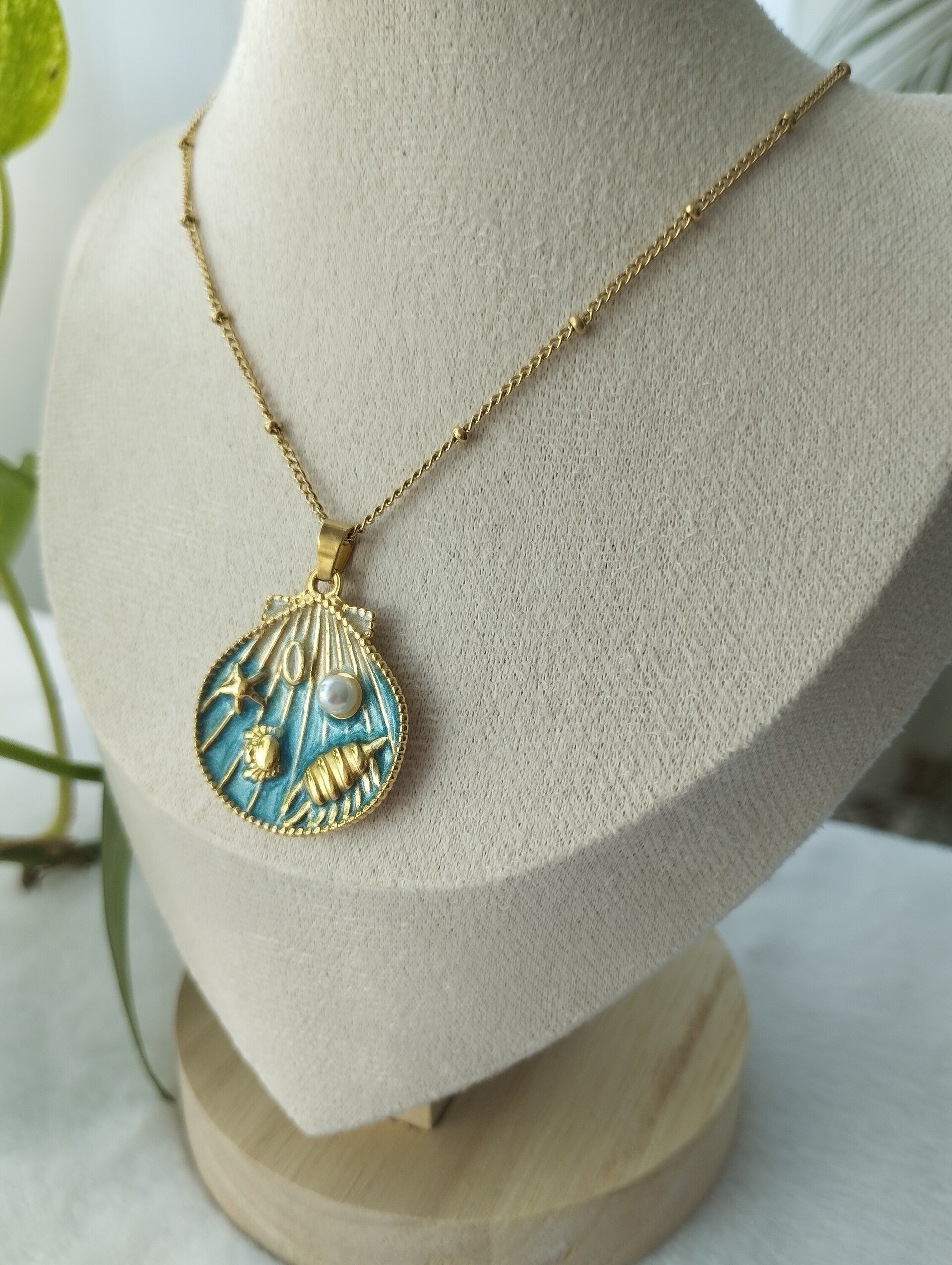 Collar marino concha - 3