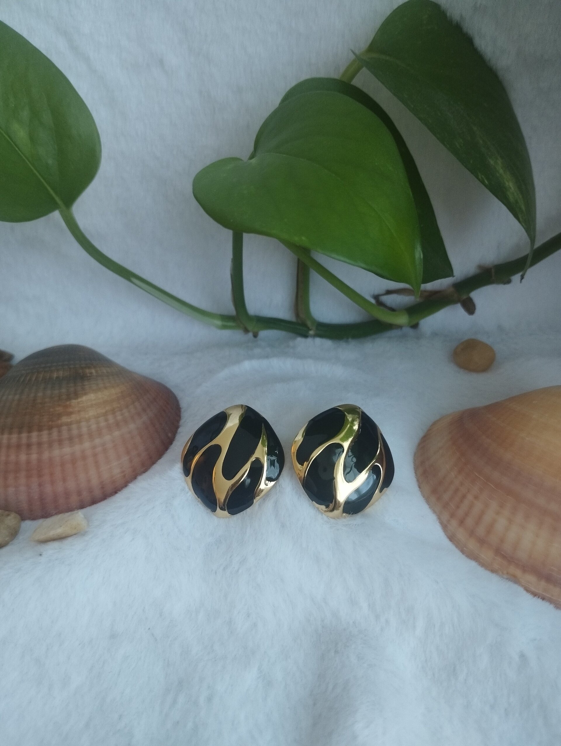 Pendientes esencia negros - 3