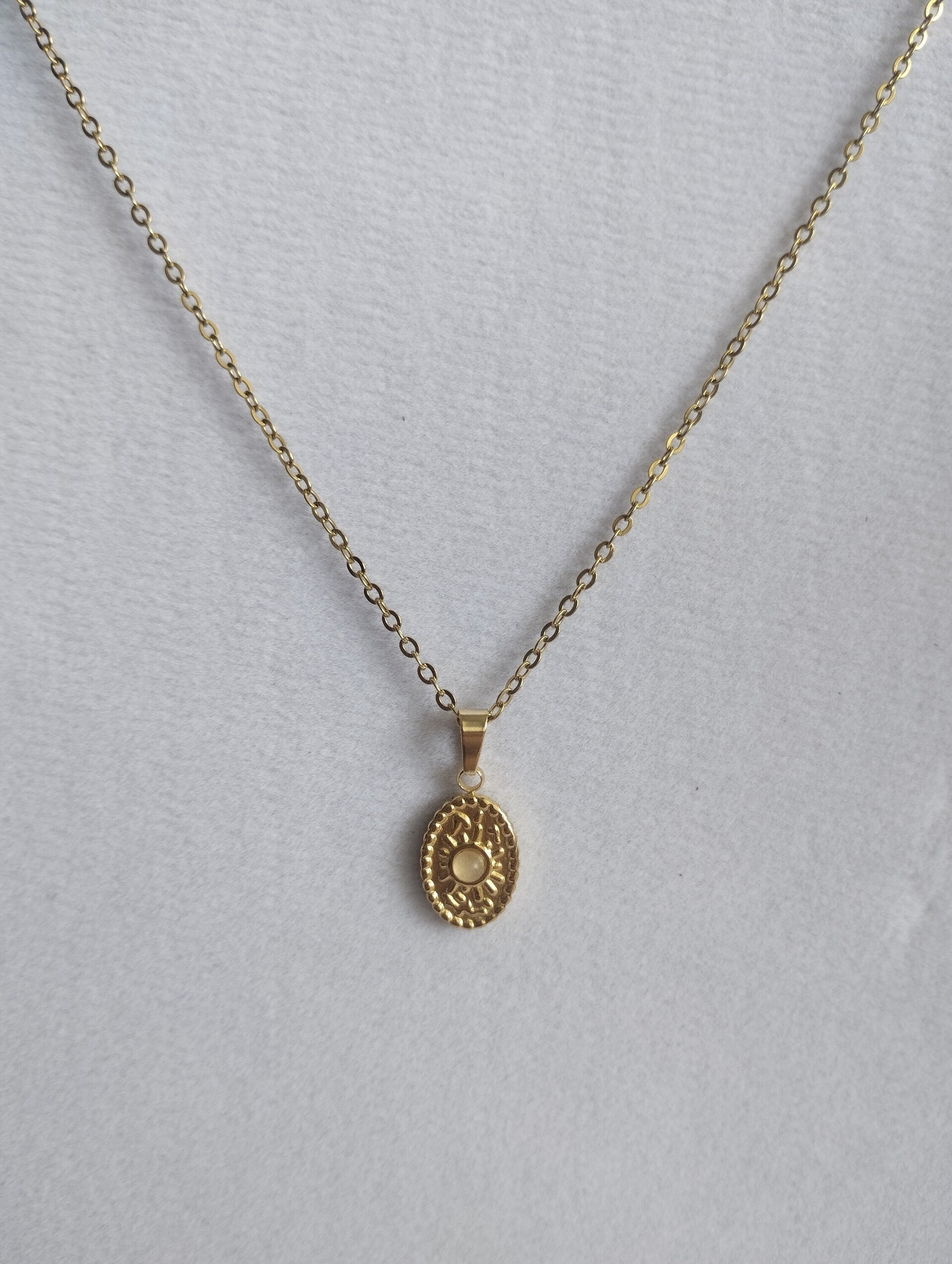 Collar piedra rosa - 2