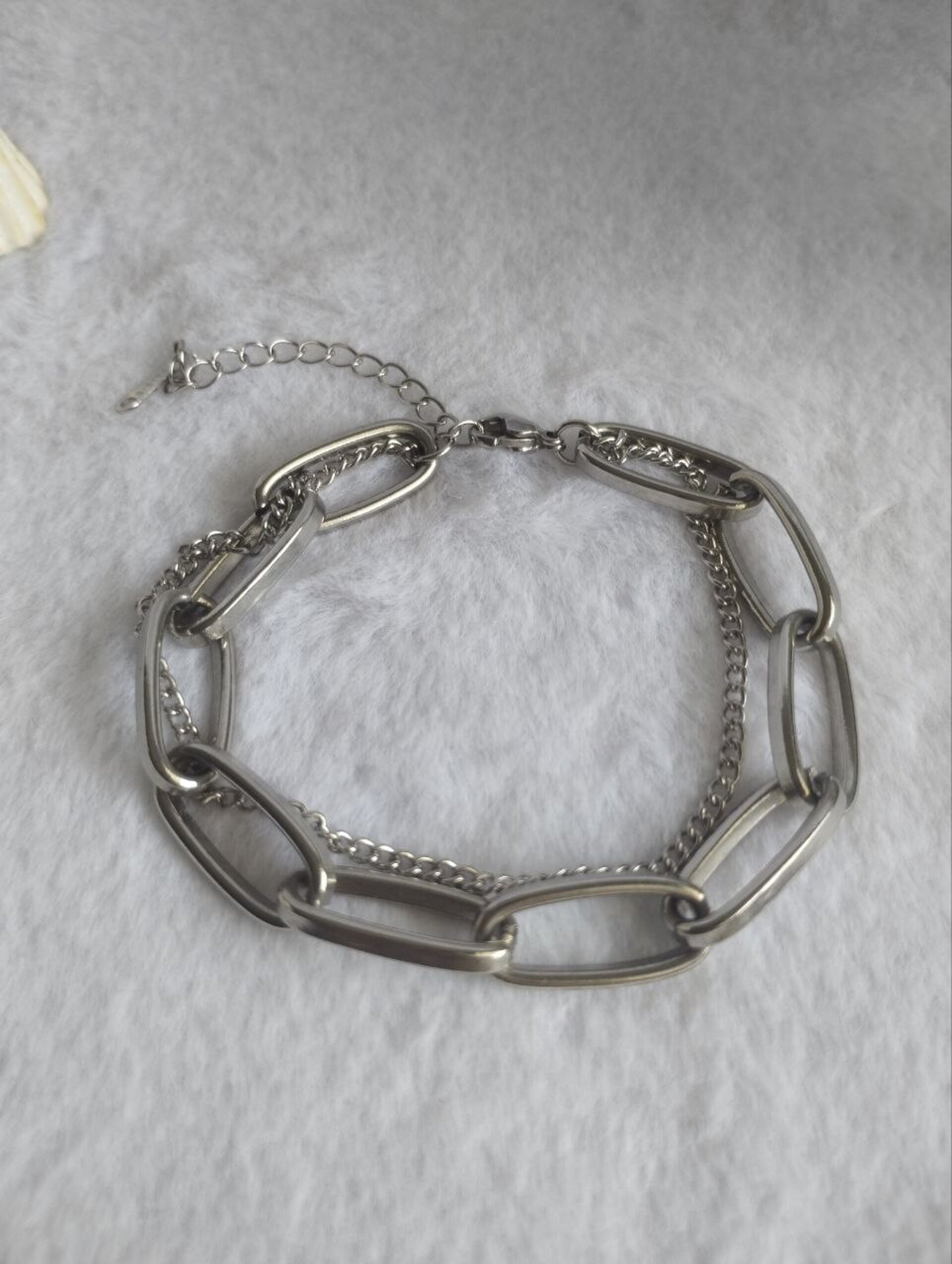 Pulsera forza plateada - 2